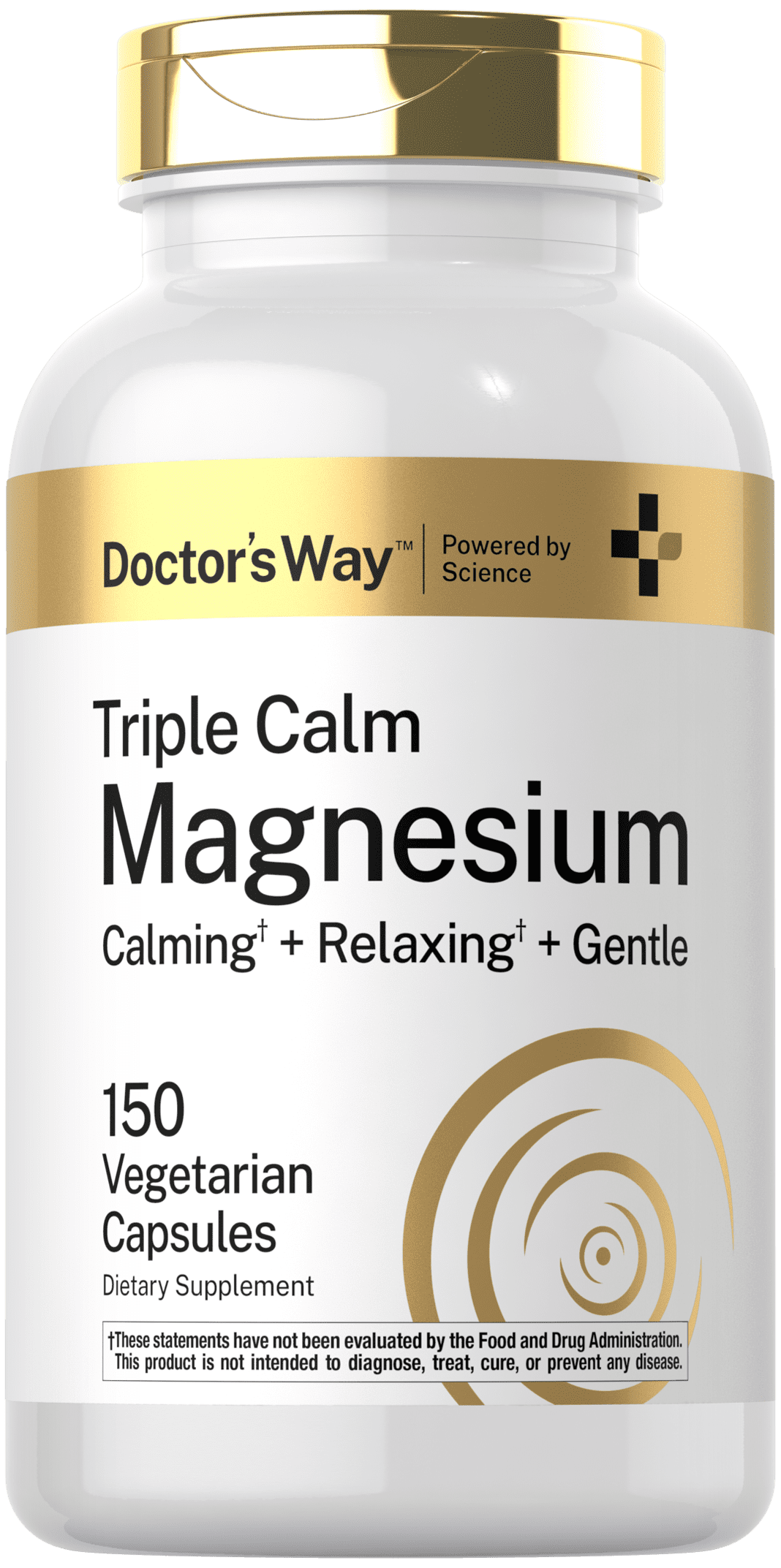 Triple Magnesium Complex | 150 Capsules | Citrate, Glycinate, & Malate Supplement | by Doctor's Way