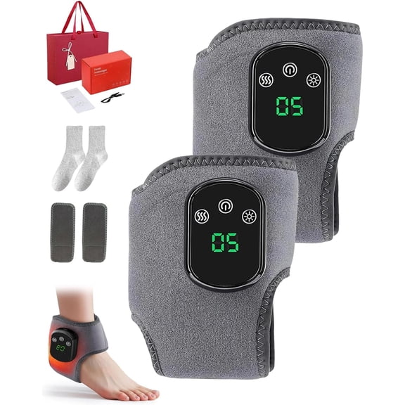 Triple Method Massager, 3 in 1 Triple Method Massager - Heat Therapy, Compression, Shiatsu Kneading, Adjustable Wireless Lengthened One-Click Operation (2-pc)