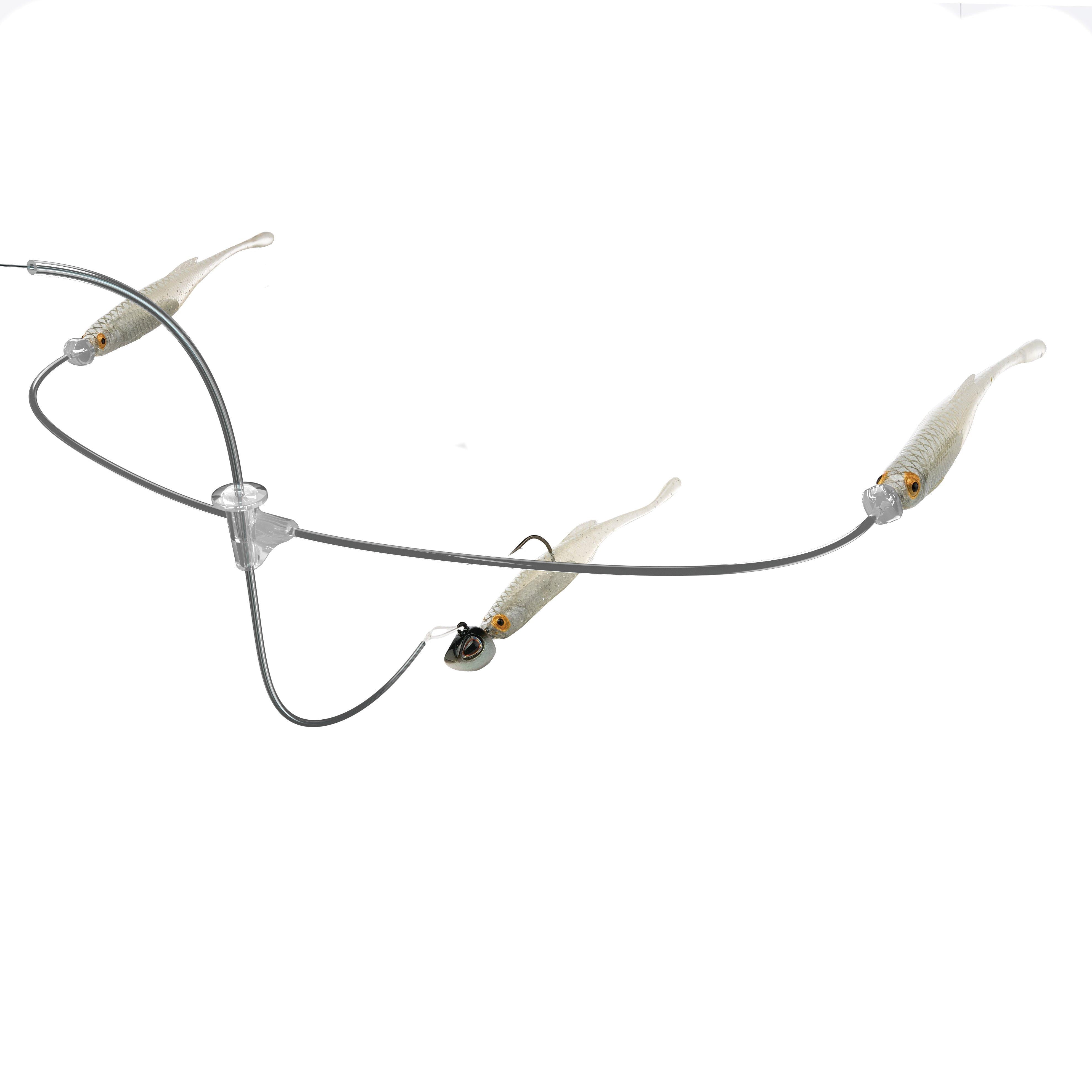 Pikeminnow Rig Berkley Triple Minnow Rig Kit, 3in, White Shiner - Walmart.com