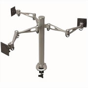 Triple Monitor Desk Mount Dual Arm