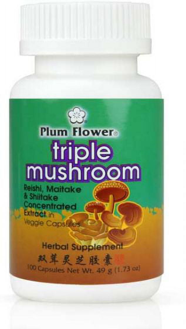 Triple Mushroom Capsules Reishi, Maitake & Shiitake Capsules