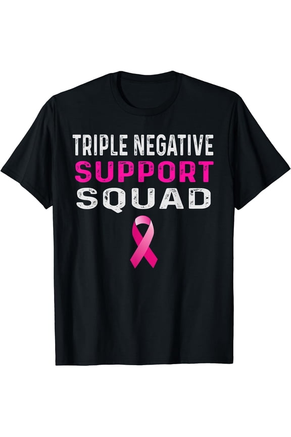 Triple Negative Breast Cancer Shirt Support Squad Group T-Shirt