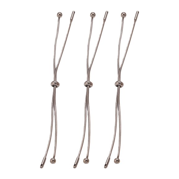 Triple Pack Of Adjustable Craft Jewelry Extender Chains Stainless Steel Pull Chain For Unique Necklaces Bracelets