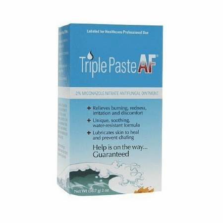 Triple Paste 2% Miconazole Nitrate Prevent Chafing Antifungal Ointment, 2 oz