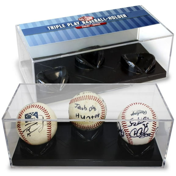 Triple Play 3 Ball Baseball Display