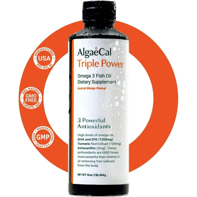 Triple Power 1200mg EPA & DHA Omega3s Fish Oil Supplement, Supporting