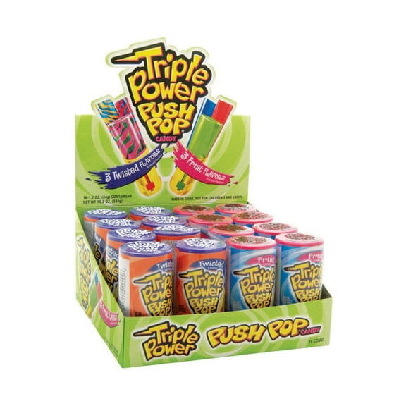 Triple Push Candy, 1.2 Ounce -- 16 per case.