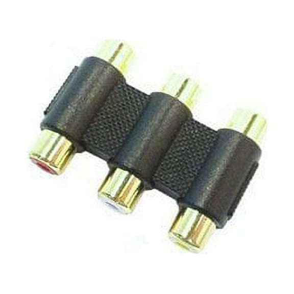 Triple RCA Jack A/V Adapters (Red / White / Yellow) : 45-333G - 45-333G