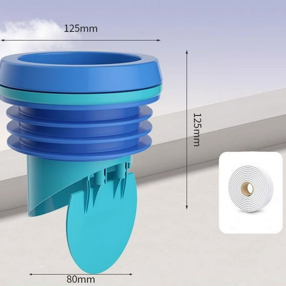 Triple Seal Toilet Flange Seal Insoluble In Water Perfect Fit For Any Toilet
