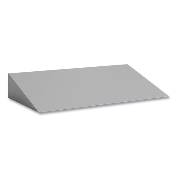 Triple Sloped Metal Locker Hood Addition, 36w x 18d x 6h, Gray, Ships in 1-3 Business Days | Bundle of 2 Each