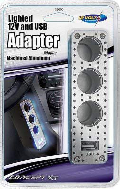 Triplex Usb Socket Custom Accessories Triple Socket Adapter with USB - Universal ...