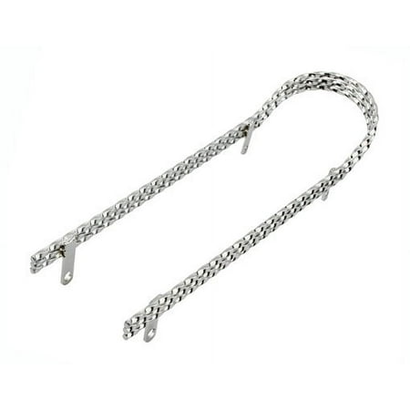 Triple Square Twisted Sissy Bar Chrome.