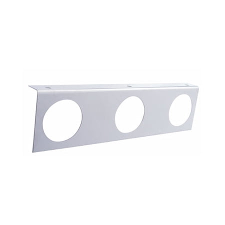 Triple Stainless Steel Bracket / Fits 2.5" LED Marker Clearance Lights