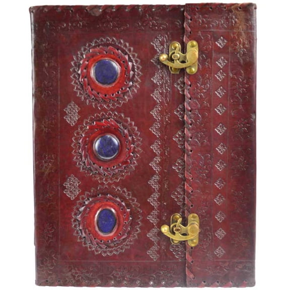 Triple Stone Leather Journal
