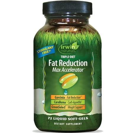 Irwin Naturals Triple Diet Fat Reduction Max Accelerator - 72 Liquid Soft-Gels