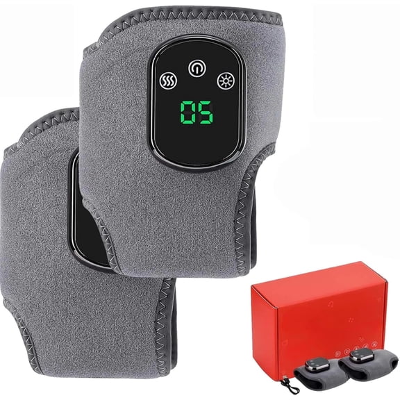 Triple Therapy Foot Massager with 3 Vibration Mode,5 Heat Leavel,Electric Wireless Smart Feet Massager with Touch Screen Compact & Portable for All Ages