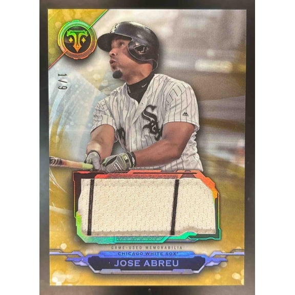 Triple Threads Jose Abreu #SJR-JA2 Single Jumbo Relics Gold