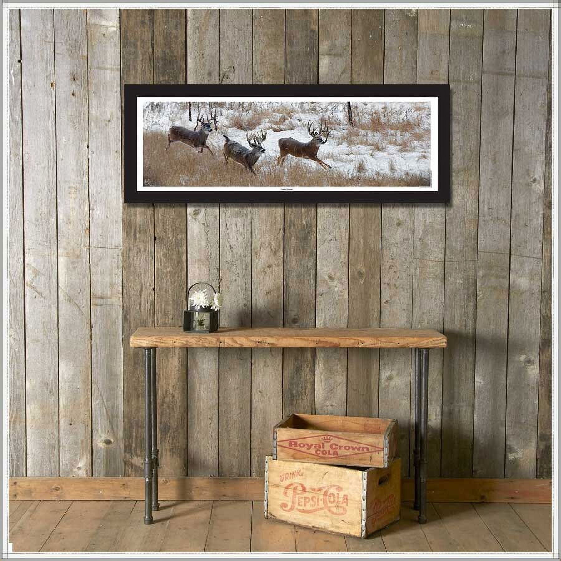 Triple Threat Print, Whitetail Deer Trophy Bucks, World Record, Giant ...