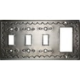 thumbnail image 1 of Triple Toggle-Decora Antique Tin Switchplate, 1 of 1