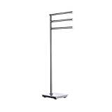 Triple Towel Rail in Polished Stainless Steel Finish