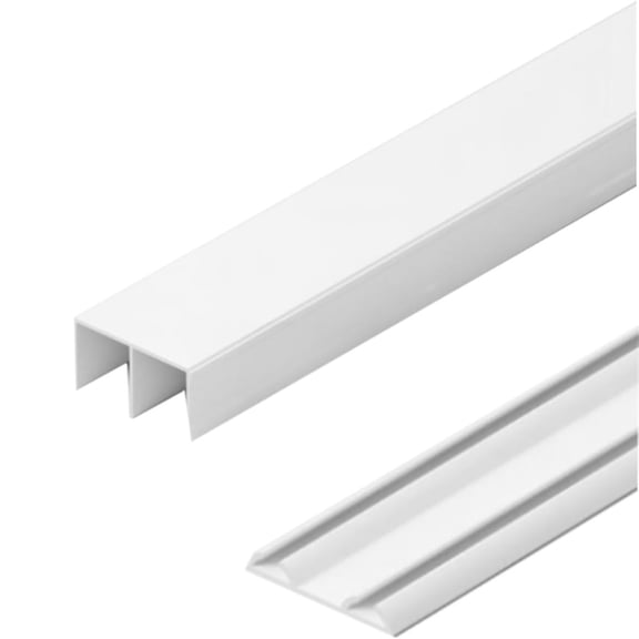 Triple Track Sliding Door Hardware Kit, Heavy Duty Aluminum Rails, Flush Mount Adjustable 3-Panel Bypass for Wardrobe, Room Divider, Cabinet Doors