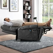 Triple Tree 180° Power Lift Recliner Chair, Massage and Heat, USB Ports, 300 lb, Gray