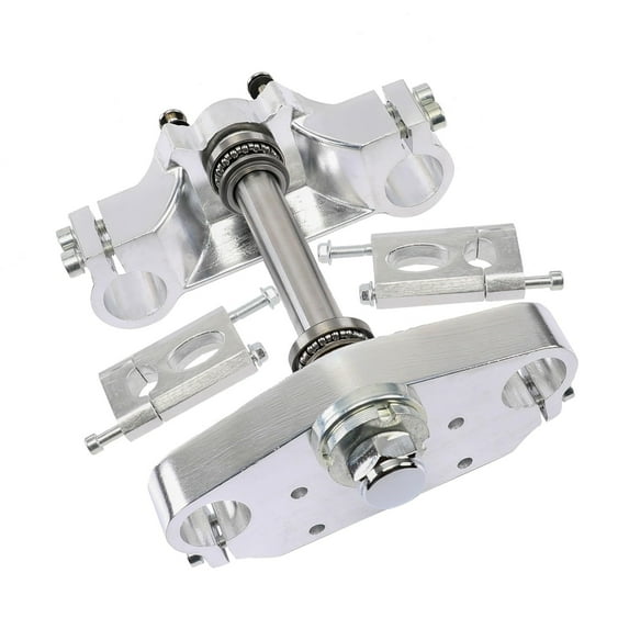 Triple Tree Clamps Handlebar Risers for 33mm Front Forks Motorcycle ...