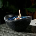 thumbnail image 1 of Triple Tree Fire Pit Indoor Outdoor Tabletop 14.76x 14. 17 x 9.45 Portable Concrete Fire Pit, 1 of 9
