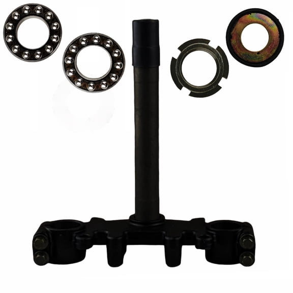 Triple Tree Steering Stem assembly Compatible with RPS Hawk 250 Carb & DLX X-Pro Hawk 250 Cougar Cycle Raven BSR 250cc Xmoto X88 Carb Gator 250RTS DF250RTS