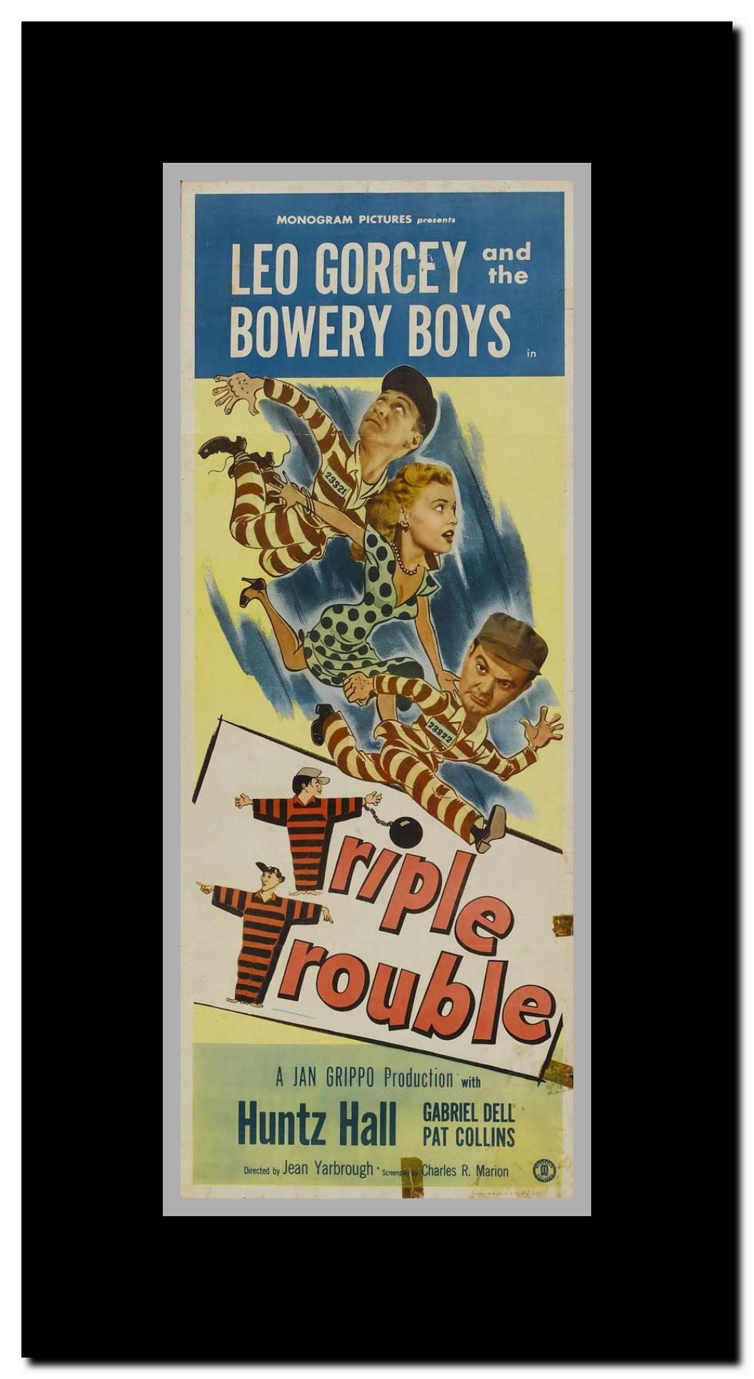 Triple Trouble Framed Movie Poster