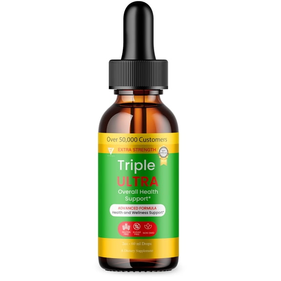 Triple Ultra Drops, 3X Ultra Overall Health & Wellness Formula (2oz)