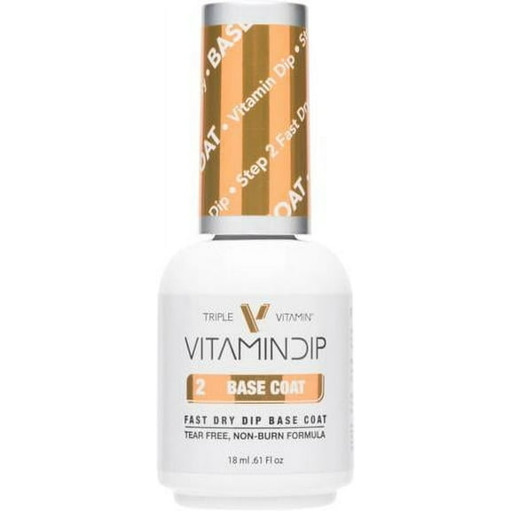 Triple Vitamin Nail - Dip Powder Liquid Prep Step 2 - Base Coat .61oz/18mL