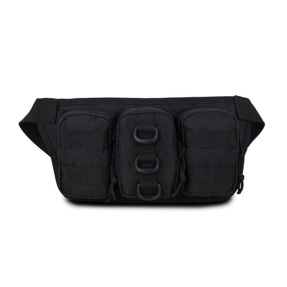 Triple Waist Fashion Leisure Sports Outdoor Bag,Jungle camouflage