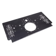 Triple X Race Components Sprint Car Aluminum Rear Motor Plate - Black