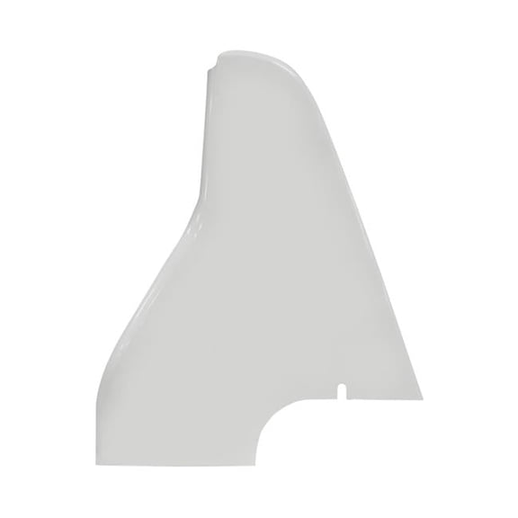 Triple X Race Components TXRSC-BW-1911 2 in. Taller Driver Side Wedge Style Arm Guard for 2019 Safety Bar, Triple X Sprint Car, White