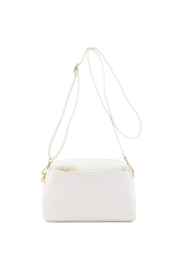 Small Triple Zip Crossbody Bag