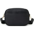 thumbnail image 1 of Triple Zip Small Crossbody Bag for Women, Square Snapshot Camera Side Shoulder Purse Handbag with Wide Strap, 1 of 6