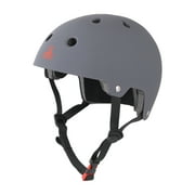 Triple8 Brain Saver Skate/Bike Helmet Sm-Md Gun-Rbr