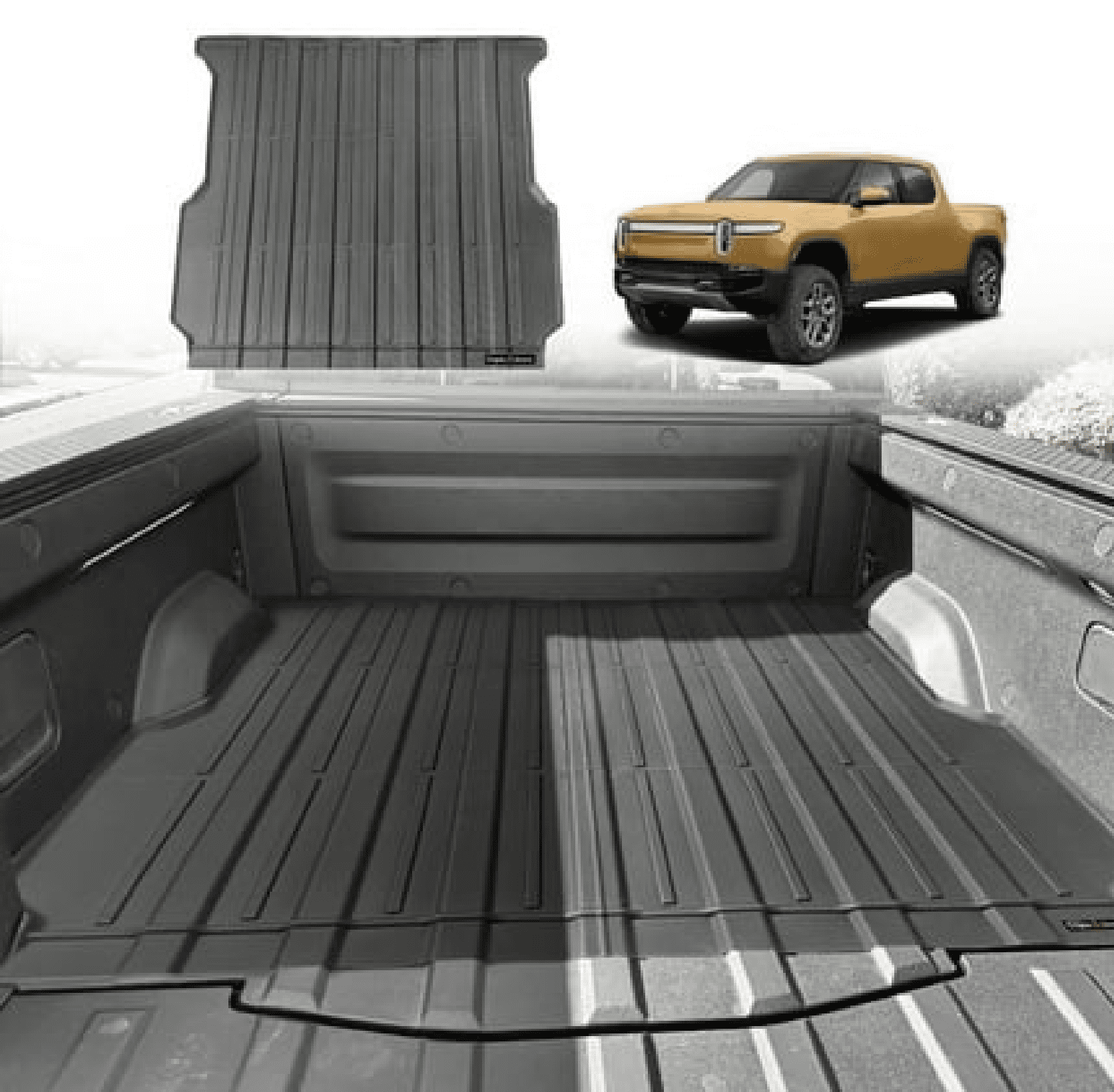 TripleAliners Truck Bed Mat Compatible With 2017-2024 2025 2026 Ford Super Duty