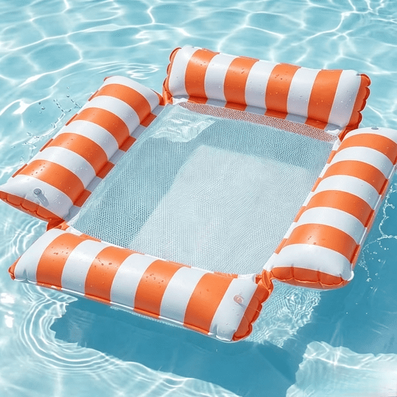 TripleHBB Inflatable Pool Floating Chair for Adult, 4-in-1 Multi-Purpose Pool Float Rafts Water Hammock,Pool Floaties for Adults Swimming Pool Lake Beach