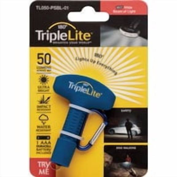 TripleLite 50 Lm. 180 Deg Mini LED Flashlight - Pack of 8