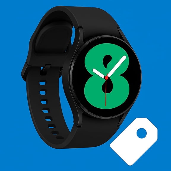 Triplenet Pricing Galaxy Watch 4 44mm Smartwatch with ECG Monitor Tracker for Health, Fitness, Running, Sleep Cycles, GPS Fall Detection, LTE, US Version, Black SMR875FZKAXAC