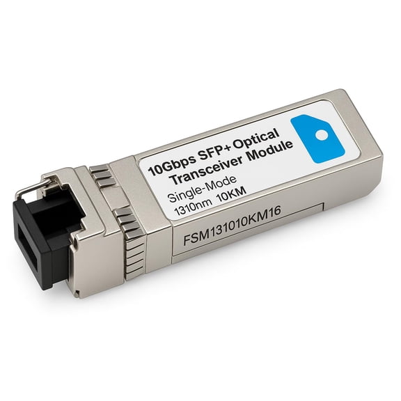 Triplenet Pricing High-Speed 10G SFP+ Fiber Optic Network Transceiver Module, W129023825, 1310nm, 10000 Mbit/s Data Rate, Compatible with Switches & Routers (Over 1 LB) FSM131010KM10G