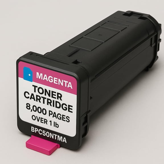Triplenet Pricing High-Yield Magenta Toner Cartridge 8,000 Pages | Compatible Replacement for Laser Printers | Over 1 LB Capacity BPC50NTMA