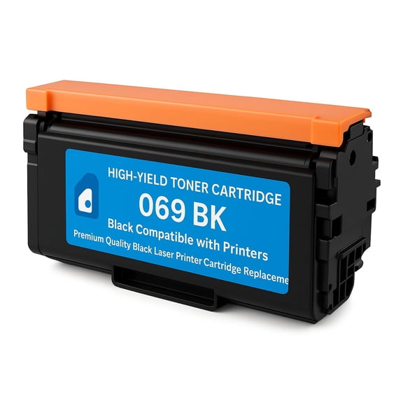 Triplenet Pricing High-Yield Toner Cartridge 069 BK Black Compatible with Printers Premium Replacement Black Laser Toner, Easy Installation, Long-Lasting Performance Over 1 LB 5094C001