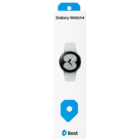 Triplenet Pricing Watch 4 40mm Smartwatch with ECG Monitor Tracker for Health, Fitness, Running, Sleep Cycles, GPS Fall Detection, Bluetooth, US Version, SM-R860NZSAXAA, Silver