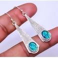 thumbnail image 1 of Triplet Opal Designer Handmade 925 Sterling Silver Earring 2.07" E_9330_99_44, Gemstone Silver Jewelry, New Year Sale, Valentin's Day Gift, 1 of 2