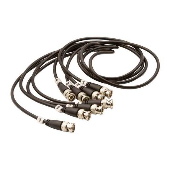 Triplett Cable Assembly,Black,3 ft,PK4 301-RG59-301/36-4