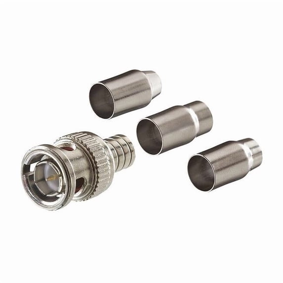 Triplett Coaxial Connector,BNC Male,1" Size,PK10 301-00-75TP