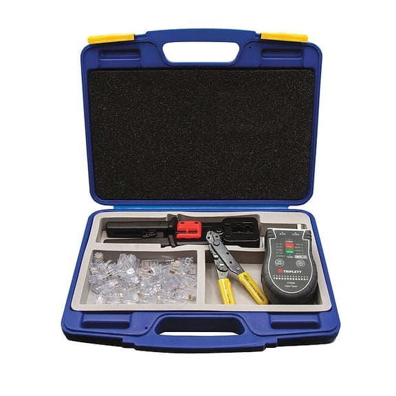 Triplett 12-1/2" Crimper and Connector Kit 24 to 22 AWG HS-TK